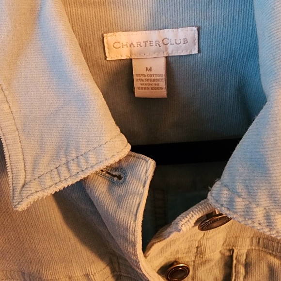 Baby blue courdoroy jacket - Picture 3 of 6